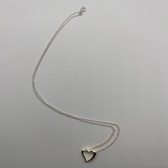 Adorable Sterling Silver Heart Necklace by Giani Bernini - Picture 4 of 6